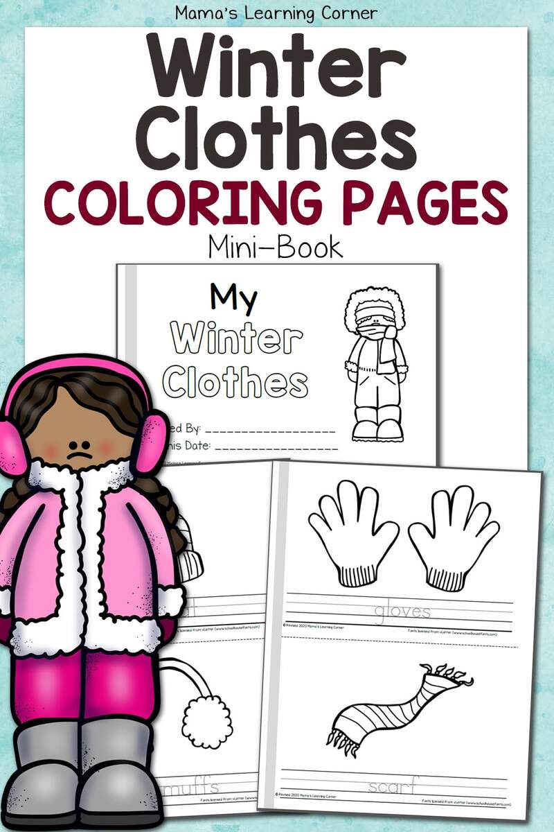 Winter Coloring Pages Mamas Learning Corner Winter Coloring Pages Mamas Learning Corner