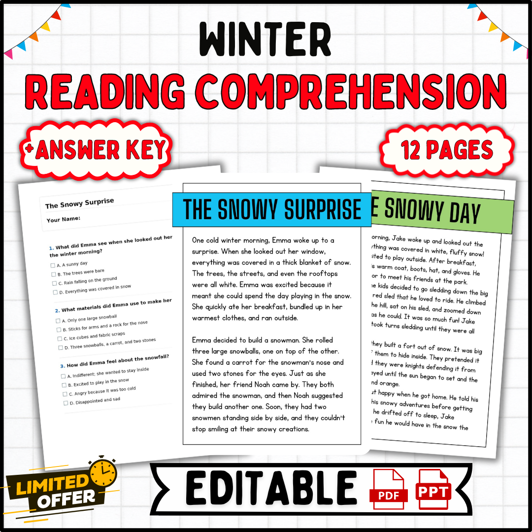 Winter Reading Comprehension Passages 2nd Grade Activities Worksheets Made By Teachers 13 Free Christmas Worksheets For Second Grade Second Grade Teaching Blog