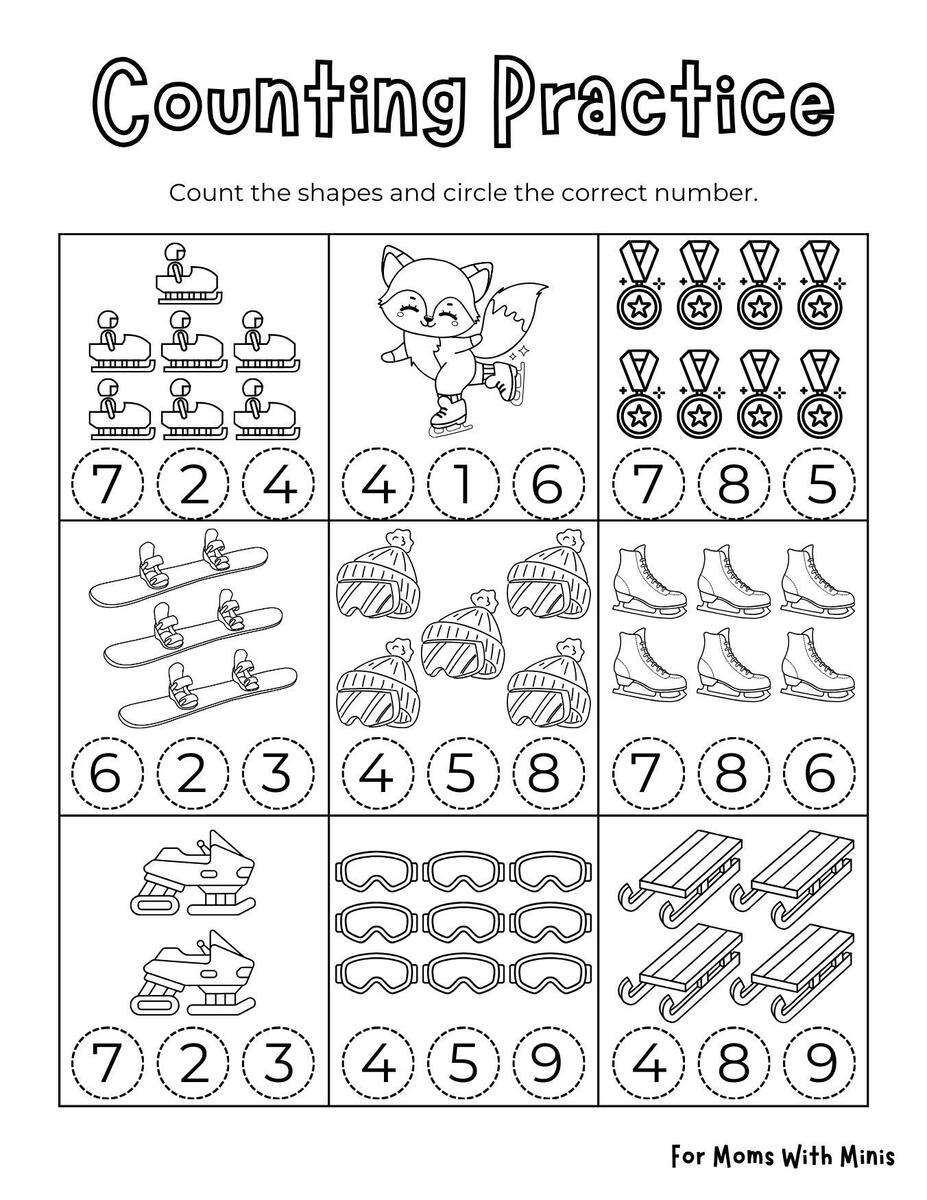 Winter Worksheets Free Printables Superstar Worksheets